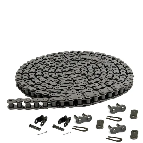 Miniatura 8 de 40 cadena de rodillos, 3 pies con 1 eslabón conector, para Go-karts, scooters, minibicicletas.