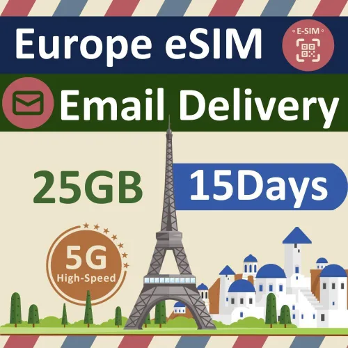 Miniatura 8 de SIM2ROAM Europe Data SIM Card prepago 6GB 30 días 5G/4G/LTD datos de alta velocidad - Francia, Reino Unido, Alemania, Italia, España, Irlanda