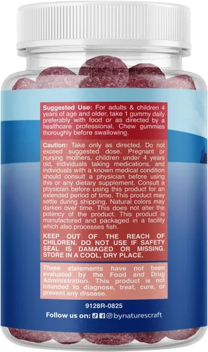 Miniatura 3 de Gomitas de magnesio para niños, suplemento relajante de citrato de magnesio con sabor a frambuesa, suplemento de magnesio calmante para la salud