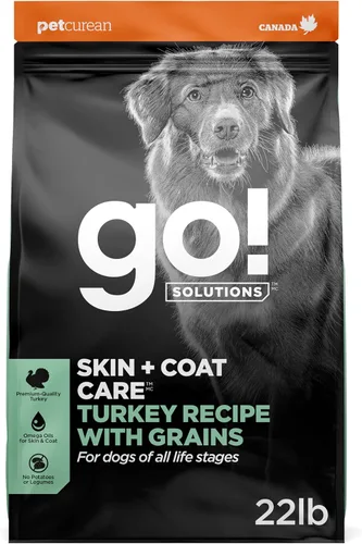 Miniatura 11 de Go! Solutions Skin + Coat Care - Alimento seco para perros de raza grande con granos, sin pollo, croquetas saludables, glucosamina y condroitina