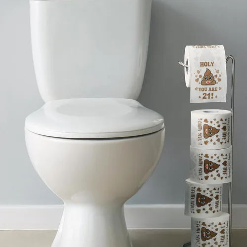 Miniatura 2 de Regalos de cumpleaños 21 para ella y él - Papel higiénico divertido - Decoraciones de cumpleaños 21, suministros de fiesta, regalos - Regalo