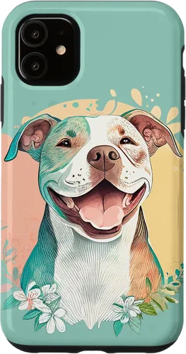 Miniatura 8 de Pit Bull - Carcasa para iPhone 17, diseño artístico de Pitbull para mujer
