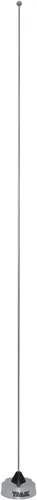 Miniatura 2 de tram -Browning 1121 Antena NMO VHF 1/4-Wave 150MHz–162MHz presintonizada 150MHz–162MHz Plata 18.50 pulgadas x 1.30 pulgadas x 1.25 pulgadas.