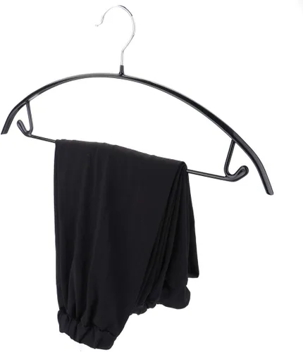 Miniatura 5 de Tosnail Paquete de 10 perchas antideslizantes para suéter con barra para pantalones, sin hoyuelos y arrugas para abrigo, camisa, organizador