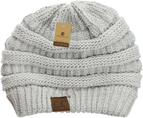 Miniatura 325 de C.C Trendy Warm Chunky Soft Stretch Cable Knit Beanie