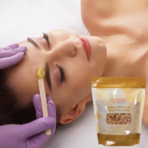 Miniatura 5 de Too Naked Hair Removal Golden Radiance - Cera sin tiras, increíble elasticidad con consistencia de gel, hipoalergénica para áreas sensibles, sin