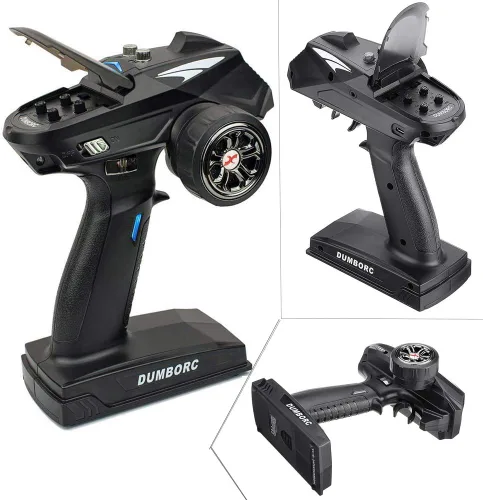 Miniatura 2 de X6 6 Canales Rc Transmisor y Receptor P6FG Con Giroscopio Integrado Modo Mixto Protección Fuera de Control Controlador Rc para Coche/Barco/Tanque a