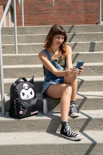 Miniatura 6 de AI ACCESSORY INNOVATIONS - Mochila Hello Kitty para niñas, mochila kawaii de Sanrio, mochila escolar de anime de 16 pulgadas con características 3D