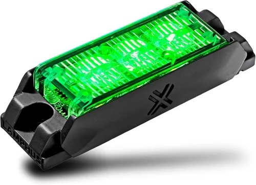 Miniatura 62 de LAMPHUS NanoFlare - Luz de advertencia estroboscópica de 5 pulgadas y 6 W, color blanco ámbar, luz de advertencia estroboscópica para parrilla