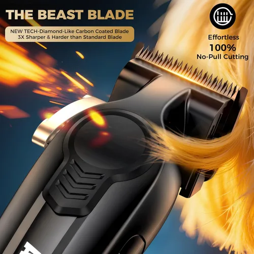 Miniatura 2 de Cortapelo para Hombre Profesional, Cortapelo Inalámbrico para Corte de Pelo, Máquina para Cortar Pelo De Hombre
