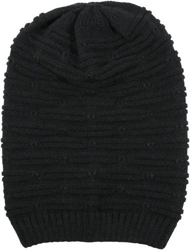 Miniatura 5 de RW Rasta Stretch Long Beanie Sombreros Negro
