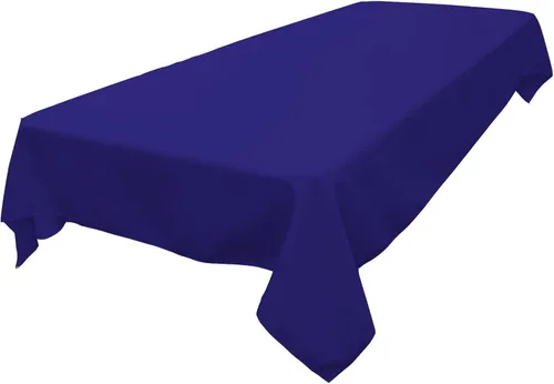 Miniatura 228 de LA Linen Mantel rectangular lavable de popelín de poliéster, resistente a las manchas y a las arrugas, cubierta de mesa 60x84, mantel de tela