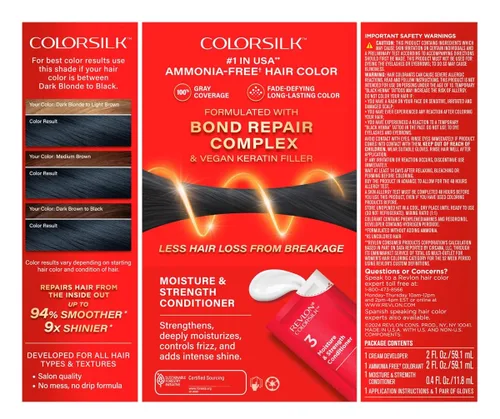 Miniatura 2 de Revlon Colorsilk Beautiful Color, Natural Blue Black [12] 1 ea (paquete de 6)