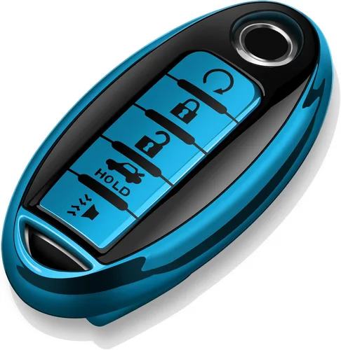 Miniatura 10 de Tukellen Compatible con Nissan - Funda para llavero de TPU suave para Infiniti X-Trail Rogue Altima Quest Pathfinder Sentra Patrol CIMA Fuga Armada