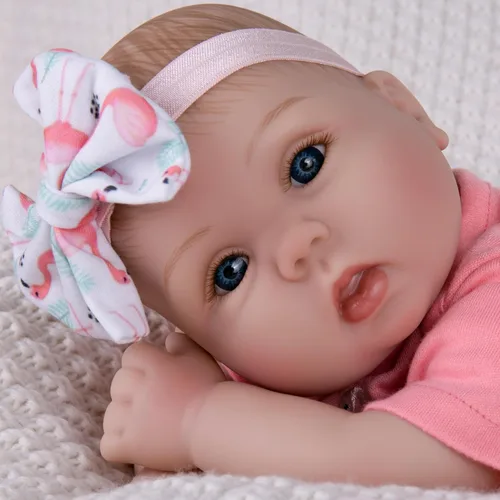 Miniatura 6 de Muñecas realistas de bebé recién nacido, 18 pulgadas, sensación de bebé real, muñecas de bebé recién nacidas, adorables muñecas de bebé de la vida
