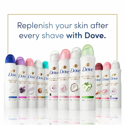 Miniatura 9 de Dove Advanced Care - Desodorante antitranspirante en aerosol Beauty Finish, 3 unidades para ayudar a reparar la barrera de la piel después