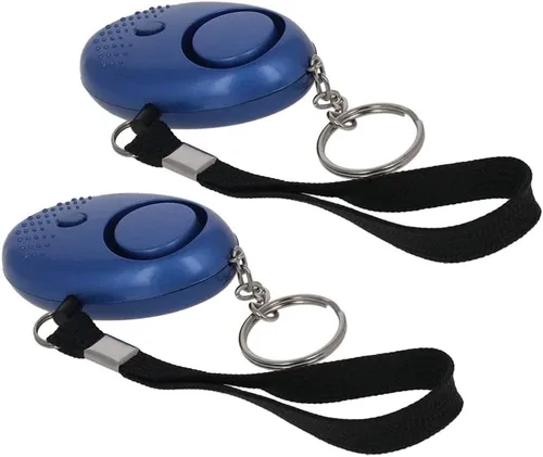 Miniatura 9 de Aicosineg 2 unidades de alarma personal con sonido seguro, alarma personal de seguridad de 120 dB, llavero de alarma de seguridad de emergencia