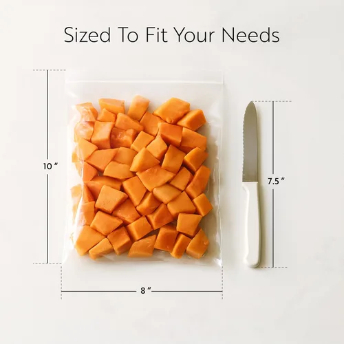 Miniatura 2 de Restaurantware Bag Tek - Bolsas resellables con cremallera de 3.5 x 2 pulgadas, 100 bolsas con cremallera de alta claridad, para aperitivos, nueces
