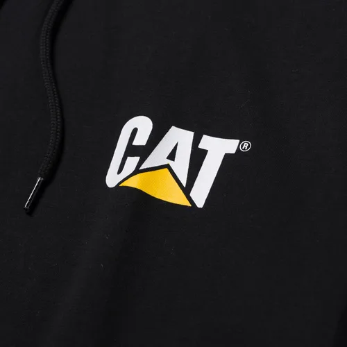 Miniatura 50 de Caterpillar Camisas largas con capucha para hombre con protección UPF 50, control de humedad y logotipo de gato en la manga