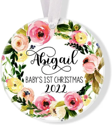 Miniatura 16 de Mountains Baby - Adorno de Navidad para bebé, adorno de Navidad personalizado para bebé, adorno de aventura espera para bebé, adorno navideño