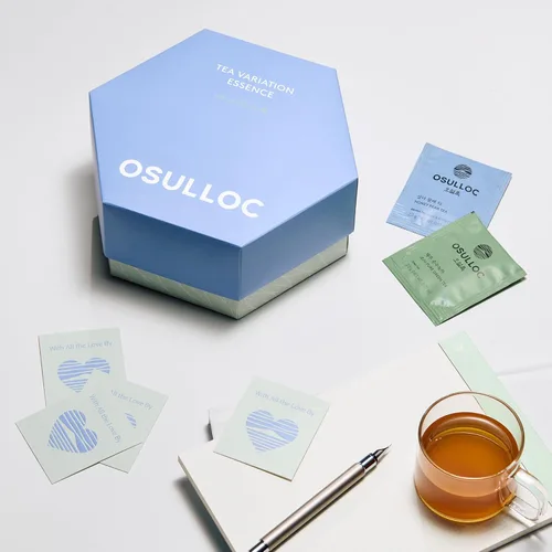 Miniatura 6 de OSULLOC Esencia de variación de té (42 unidades, 6 tipos x 7 ea), guía de regalos de Navidad, juego de regalo de té premium, tarjeta especial