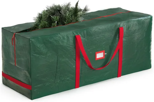 Miniatura 15 de Bolsa de almacenamiento para árbol de Navidad Zober - Se adapta a árboles artificiales de 7.5 pies - Bolsa de árbol de Navidad de plástico
