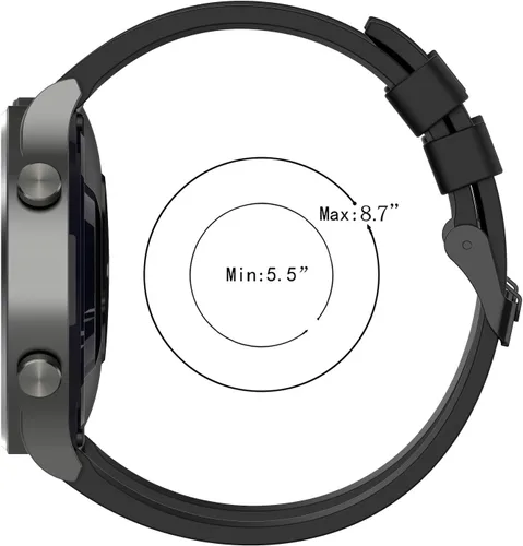 Miniatura 3 de FitTurn Correa compatible con Wahoo ELEMNT Rival Correas de repuesto de silicona para reloj inteligente Wahoo ELEMNT Rival Running/Multisport