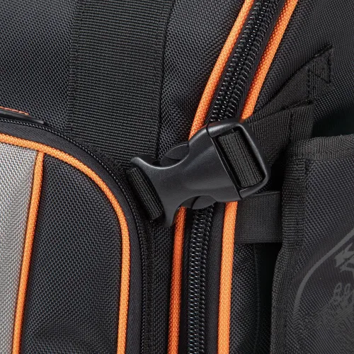 Miniatura 13 de Klein Tools 55482 Mochila para herramientas, organizador de herramientas resistente Tradesman Pro con 21 bolsillos e interior grande, resistente al