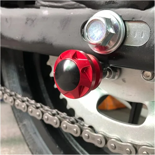 Miniatura 2 de Moto CNC Swingarm Carrete Sliders Tornillos de soporte para Kawasaki Z650 Z900 Z1000 Z800 Z750 Z750R Z250 Z300 M8/M10 Anticaída Marco Sliders