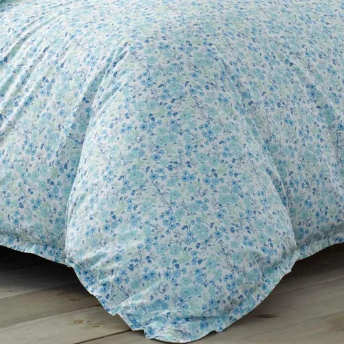 Miniatura 6 de Laura Ashley - Juego de funda de edredón tamaño individual, ropa de cama reversible de algodón con funda a juego, ropa de cama de algodón ligero