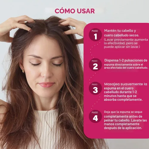 Miniatura 6 de 5% de espuma de minoxidil para el crecimiento del cabello de las mujeres: tratamiento de crecimiento del cabello extra fuerte - Solución de pérdida