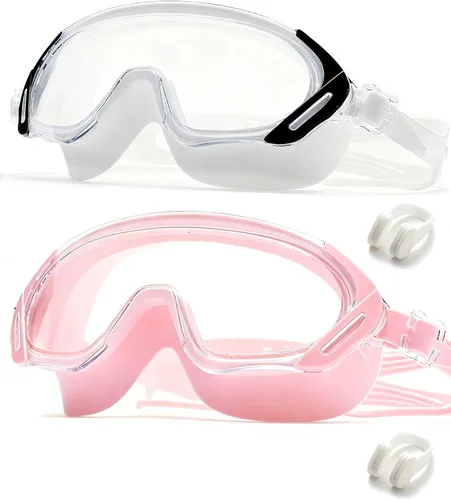Miniatura 22 de Gafas de natación Espejo deslumbrante rosa
