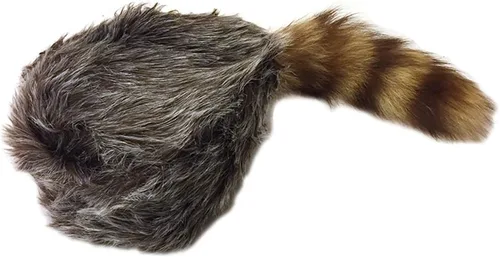 Miniatura 2 de Nekid Cow USA Authentic Davy Crockett Daniel Boone - Gorra de cola real, tamaño grande