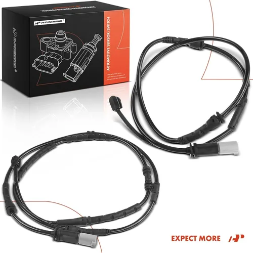 Miniatura 9 de A-Premium Sensores de desgaste de pastillas de freno de disco delanteras y traseras compatibles con BMW Serie F25 X3 2011-2017, Serie F26 X4