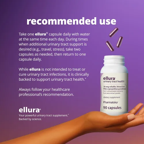 Miniatura 7 de ellura 36 mg de PAC solubles y bioactivos respaldados clínicamente – Extracto de jugo de fruta de arándano 100% concentrado, para la salud