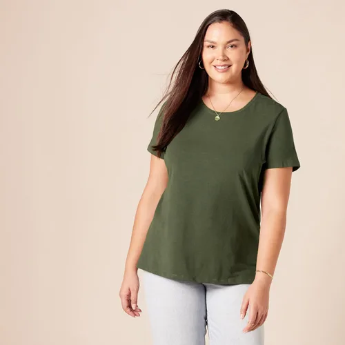 Miniatura 217 de Amazon Essentials Women's Regular-Fit Short-Sleeve Crewneck T-Shirt