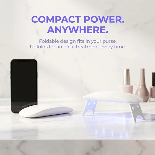 Miniatura 6 de Máquina de terapia de luz UV Mini lámpara LED portátil Secador de uñas Herramientas de esmalte de uñas