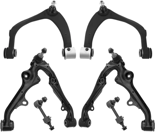 Miniatura 204 de Detroit Axle - Kit de extremo delantero para Chrysler 300 Dodge Charge Challenger 2011-2023, 2 brazos de control inferiores traseros 2 rótulas