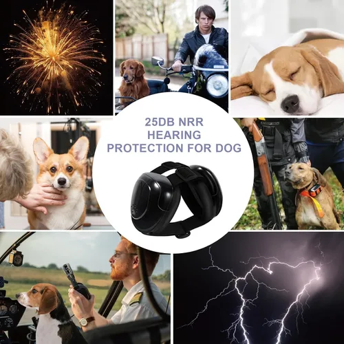 Miniatura 2 de Funda para Orejas de Perro, Orejeras para Perros con Protección contra el Ruido, Orejeras para Perros con Cancelación de Ruido de 29dB NRR