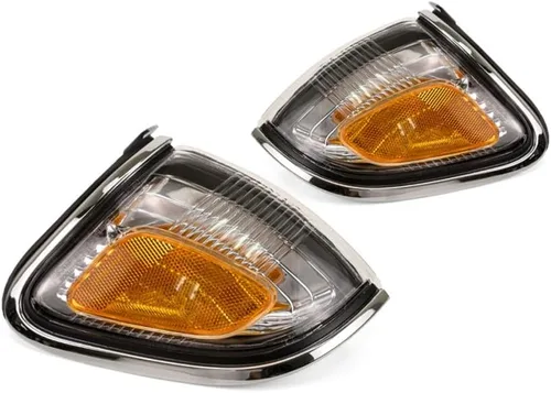 Para Toyota Tacoma 2001 2002 2003 2004 Conjunto de luz de marcador lateral lado del conductor y del pasajero | Par | Cromo | TO2520161 | TO2521161 |