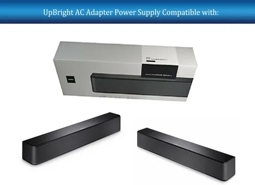 Miniatura 2 de UpBright Adaptador de 20 V CA/CC compatible con Bose Solo TV Speaker Soundbar Series II 2 Barra de sonido Sistema de cine en casa 418775 845194-1100