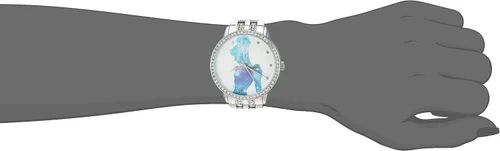 Miniatura 2 de Disney Reloj de pulsera analógico de cuarzo con circonita cúbica para adultos Plateado