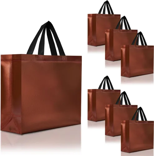Miniatura 73 de Nush Nush - Bolsas de regalo reutilizables azul aguamarina a granel (azul aguamarina - Tamaño mediano - Juego de 30)