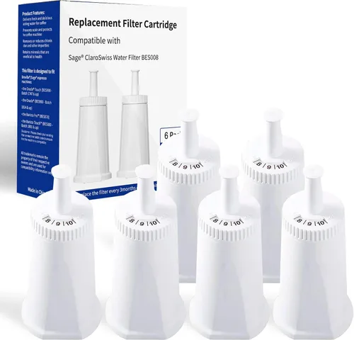 Miniatura 9 de 4 Pack Bes880 Water Filter Replacement Compatible with Brevile Sage Oracle Touch,Barista,Claro Swiss,BES878,Bes920,Bes008 Espresso Coffee