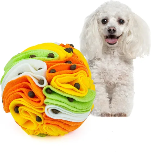 Miniatura 20 de Pelota de olfateo para mascotas, bola interactiva para perros ciegos, entrenamiento para aliviar el estrés, juguetes de enriquecimiento para perros