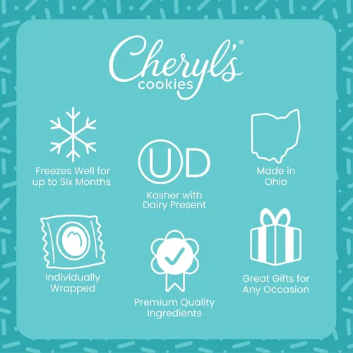 Miniatura 3 de Cheryl's Cookies Galletas en forma de manzana, con 24 galletas de azúcar esmeriladas de crema de mantequilla, envueltas individualmente, regalo