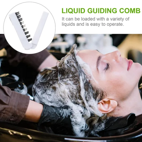 Miniatura 7 de Beavorty Peine guía líquido con aplicador de suero de pelo Roller Ball para masaje del cuero cabelludo y estimulación de la circulación sanguínea