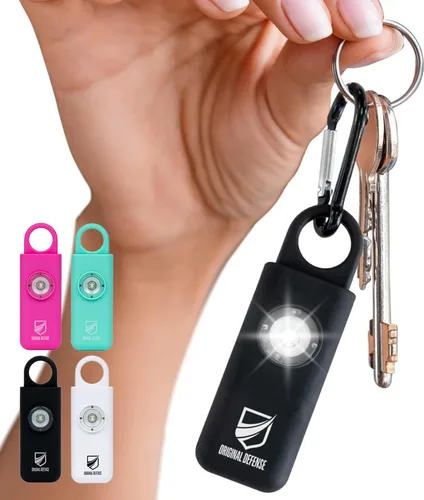 Miniatura 9 de Alarma de Autodefensa Sirena Original Defense® - Alarma de Llavero de 130 dB con Luz Estroboscópica LED para Mujeres, Niños y Ancianos - Recomendada