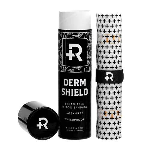 Miniatura 7 de Recovery Aftercare Derm Shield - Parche para cubrir tatuajes - Vendaje para el cuidado posterior de tatuajes sin látex e impermeable - Película mate