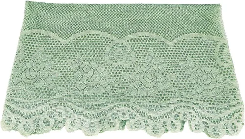 Miniatura 4 de Rockcloud Mantel rectangular de poliéster de 60 x 89 pulgadas para decoración de banquetes de boda, fiesta, color verde